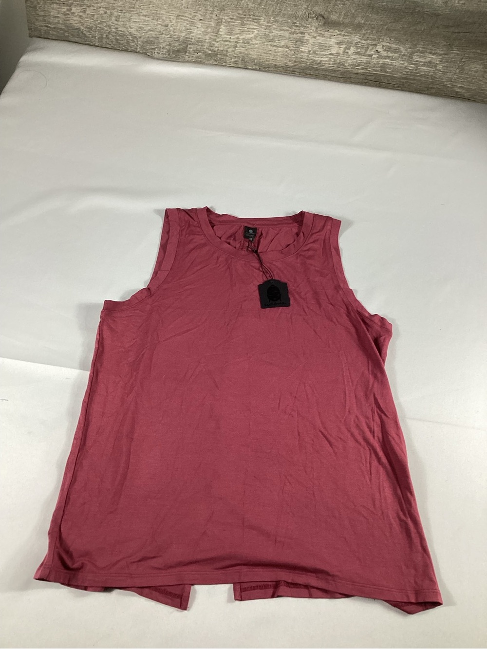 Slightly Buddha Bamboo Sleeveless Tunic Tank Top Size M Mauve new